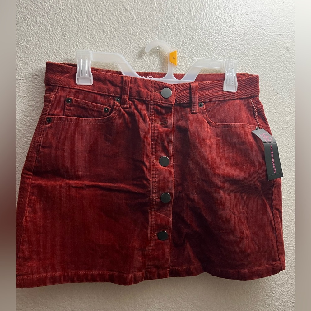 No Boundaries Corduroy Skirt